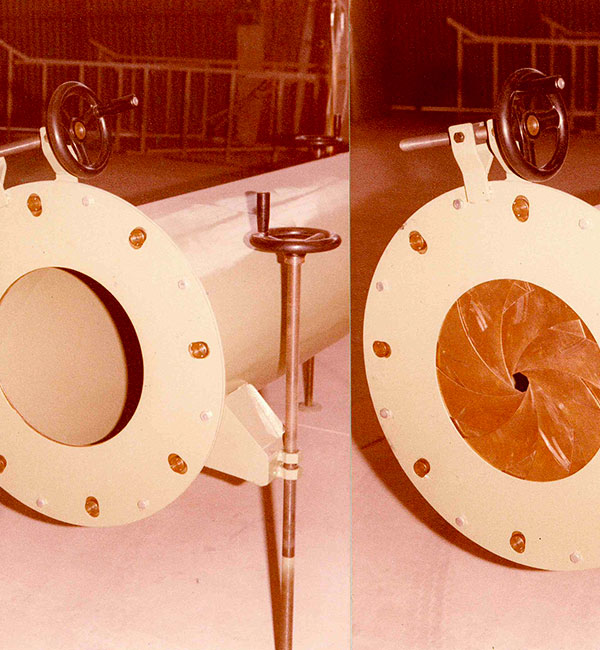 Valvole a diaframma comando manuale e/o motorizzato